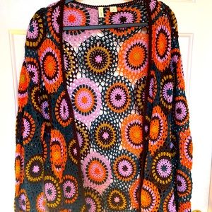 Anthropologie Moth Sade Medallion Cardigan. No flaws.  Excellent condition.